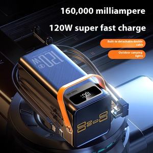 Сверхмощный внешний аккумулятор на 160000 мАч, 120 Вт, Type-C, для кемпинга, Li-Polymer, мобильный источник питания для прямых трансляций - Product Image 4