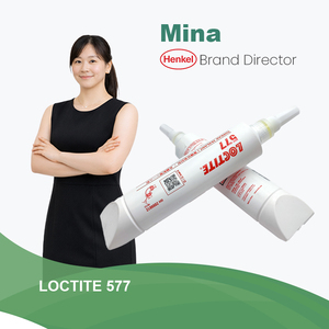 Mastic henkel loctit 577 conçu pour le verrouillage et l'étanchéité des tuyaux et raccords filetés métalliques - Product Image 1