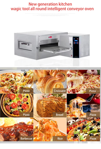 Transportador comercial automático Horno <span class=keywords><strong>de</strong></span> pizza eléctrico o a gas <span class=keywords><strong>de</strong></span> 15 pulgadas Máquina para hornear pizza - Product Image 5