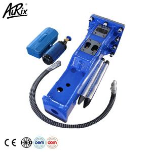 פטיש הידראולי לשבירת סלעים מדגם AURIX-HB <span class=keywords><strong>SB30</strong></span> לחיבור למחפר מיני, בעל כושר עבודה של 0.5-7 טון, מתאים לתעשיות בנייה וכרייה. - Product Image 4