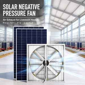 Ventilateur <span class=keywords><strong>d</strong></span>'extraction solaire de 48 pouces 46700CMH, ventilateur de ventilation à pression négative industriel, alimenté par l'énergie solaire, pour entrepôt, serre, usine, <span class=keywords><strong>ferme</strong></span> - Product Image 1