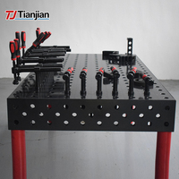Table de soudage 3D haute précision D28 avec fixation, forte capacité de charge pour l'assemblage de soudage de précision
