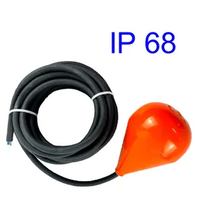 IP68自动球浮子开关更好的灵活性长度5m 10m 15m 20m带电线连接开关