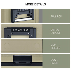 Nuevos Mini Refrigeradores de 35L/45L, Negro y Blanco, Compresor de 12v, Refrigerador y Congelador Portátil para Automóvil - Product Image 6
