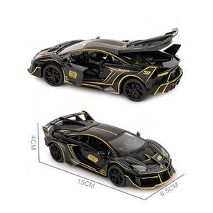 מכונית ספורט מיניאטורית דגם EPT בקנה מידה 1:28, עשויה סגסוגת יצוקה, עם מנגנון משיכה לאחור, דלתות נפתחות, צעצוע רכב מיניאטורי לילדים - Product Image 2