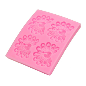 Moule en silicone 3D pour pâtisserie, biscuits, gâteaux et fondant, motif paon masculin classique et populaire avec plumes de queue déployées - Product Image 4