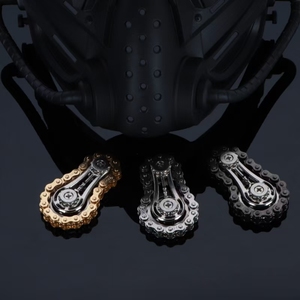 Zlang EDC ngón tay con quay đồ chơi Punk phong cách thiết kế kim loại im lặng Spinner chuỗi ADHD căng thẳng cứu trợ cơ khí cầm tay Fidget Spinner - Product Image 2