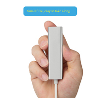 Hub USB 2.0 externe filaire Realtek avec 3 ports vers adaptateur Ethernet RJ45 100M en stock