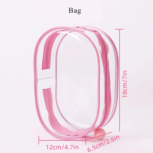 Sac de rangement <span class=keywords><strong>transparent</strong></span> pour poupée de 17 cm avec porte-clés, étui mystère en PVC pour poupée Labubu, sac de rangement pour cadeau - Product Image 2