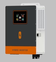 Inverter Surya All-in-One PowMr Mendukung Tegangan Output Split Phase 110Vac/220VAc 4KW 6KW untuk Sistem Surya Rumah Tangga