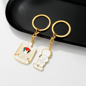 Pabrik Gantungan Kunci Bendera Laris Manis, Gantungan Kunci Souvenir Palestina Custom, Gantungan Kunci Enamel Bendera Berbagai Negara - Product Image 1