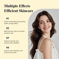 Baume Fouetté au Suif à Succès avec Acide Hyaluronique et Vitamine C – Crème Visage Anti-rides et Raffermissante pour Tous Types de Peau