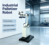 Bras robotique collaboratif stable pour la palettisation avec PLC et moteur de 4 kW pour la manutention des matériaux en usine