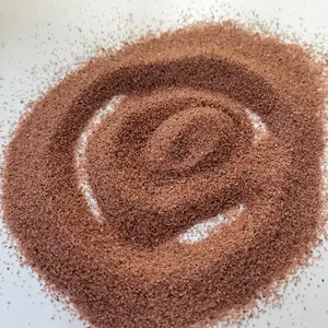 Fornecimento de fábrica 30 60 Grit Size Alta Pureza Sandblasting Garnet Areia para explosão abrasiva