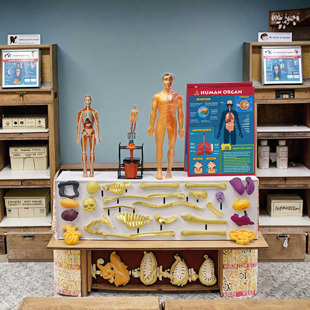 Hot-sale STEM Organ Science Learning Project Human Body Model Gift Kids Anatomy Torso Teaching Set Teaching Study Class SCIENCE