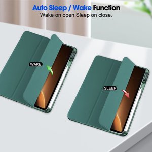 Funda ultrafina de cuero sintético PU+acrílico con tapa triple para tableta <span class=keywords><strong>Oppo</strong></span> Pad 2 de 11.6 <span class=keywords><strong>pulgadas</strong></span> 2023 con soporte para lápiz - Product Image 3