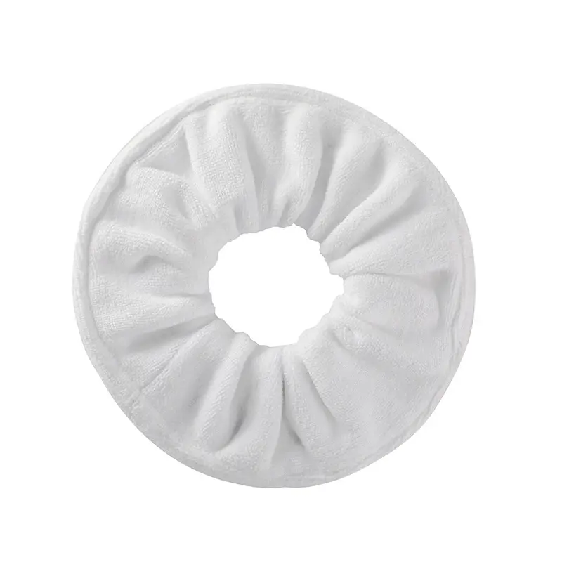 Strong Water Absorption Towel Scrunchies OEM Headdress Hand Wrist Large Intestine Circle Hair Ring with a Logo Tag