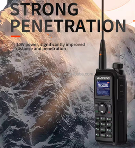 Radio Walkie Talkie Portátil BF-UV28 Tri-Banda UHF/VHF 10W de Largo Alcance con Alertas Meteorológicas NOAA y FM - Product Image 5