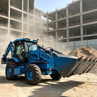 Wheel Loader Backhoe Excavator Multifungsi dengan Sistem Hidrolik yang Kuat untuk Proyek Konstruksi Global