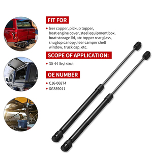 C16-06874 17inch 40lbs/178n khí mới sốc strut cho Leer là Camper Shell xe tải Topper cửa sổ phía sau Pickup Cab tán cửa - Product Image 6