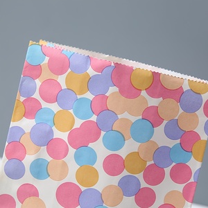 Sacchetto di Carta Kraft Bianco o Marrone Economico con Logo Personalizzato Stampato, Fondo Piatto, per Imballaggio Alimentare, Regalo, Artigianato e Prodotti per la Casa - Product Image 3