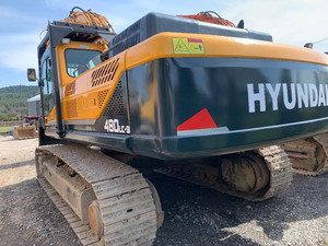 Pelle multifonction sur chenilles originale de la Corée Hyundai 480LC-9 Hyundai à haut rendement en bon état en vente - Product Image 3
