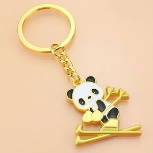 CY Chinese Winter Games the Mascot of China Creative Ski Panda Keychain Sportman Gifts Souvenirs - Product Image 5