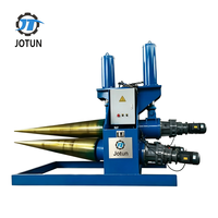 Machine automatique de formage à froid et de cintrage pour la fabrication de tuyaux et conduites d'air en acier inoxydable, aluminium et acier au carbone, avec fonction de formage des extrémités