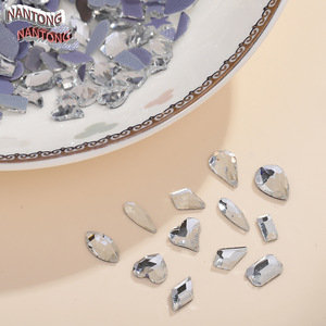 Nantong Flat-<b>back</b> Mixed Shape Glass Rhinestones For DIY Jewelry And Clothing Accessories Wholesale - Product Image 3