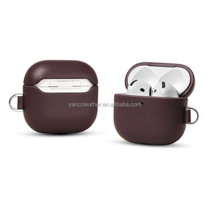 Elegante Funda Protectora para Auriculares de Cuero PU Reciclado para <span class=keywords><strong>AirPods</strong></span> 4, Accesorio Práctico - Product Image 2