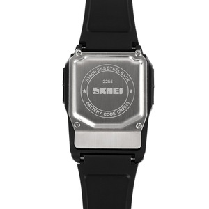 Skmei Digital Watch With Calculator Phonebook Alarm Chrono Men's Electronic Watch Lcd Display Plastic Case Stainless Steel - Product Image 2