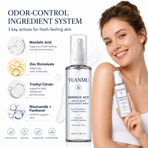 <span class=keywords><strong>Deodorante</strong></span> Spray <span class=keywords><strong>per</strong></span> Tutto il Corpo con Acido Mandelico e Ricinoleato di Zinco, Controllo Odori <span class=keywords><strong>per</strong></span> 72 Ore, <span class=keywords><strong>per</strong></span> Ascelle e Zone Intime, Senza Alluminio - Product Image 3