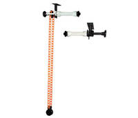 Sistem Penyangga Latar Belakang Manual 4 Roller Wall Mounting, Penahan Latar Belakang Plafon untuk Peralatan Studio Video