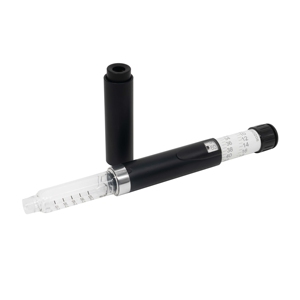 Customizable V2 60U 3ml Metal Insulin Injection Pen OEM Factory Supply for Pharmaceutical Hormone Diabetes <b>Glass</b> <b>Packaging</b> - Product Image 2
