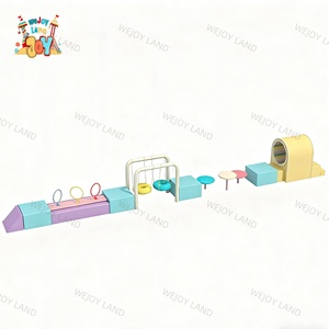 Centro <span class=keywords><strong>de</strong></span> <span class=keywords><strong>juegos</strong></span> suaves para niños Área <span class=keywords><strong>de</strong></span> <span class=keywords><strong>juegos</strong></span> suaves Pastel Kids Indoor Playground Equipment Comercial Pastel Soft Play Ball Pit - Product Image 4
