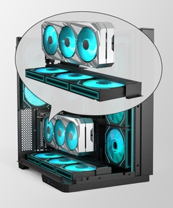 OEM tres lados de vidrio templado Mid-Tower <span class=keywords><strong>PC</strong></span> caja de Juegos de ordenador al por mayor tarjeta gráfica vertical caja blanca <span class=keywords><strong>Para</strong></span> <span class=keywords><strong>Gamer</strong></span> <span class=keywords><strong>PC</strong></span> - Product Image 6