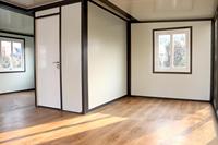 Casa pequeña prefabricada de lujo, nuevo estilo, expandible con una pared de vidrio lateral para Villa, cocina, baño, uso en Hotel