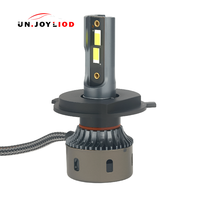 Ampoule de phare LED H4 super lumineuse 6000K, phare LED haute puissance pour véhicules