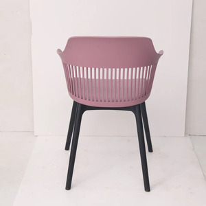 Fauteuil moderne de restaurant de conception de mode siège de coussin en plastique de pp dinant la <span class=keywords><strong>chaise</strong></span> avec des jambes en métal - Product Image 6