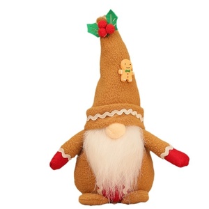 Cross-border New Christmas Decorations <strong>Gingerbread</strong> Man Knitted Pointed Cap Rudolph Faceless Doll Toy Window Display <strong>Piece</strong> Model - Product Image 5
