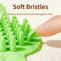 Brosse de toilettage et grattoir réglable en silicone pour chat, avec fonction de massage des coins, pour table, pieds et structure d'escalade WIN-WIN