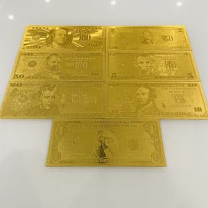 Moneta Commemorativa Personalizzata in Foglia d'Oro da 1, 2, 5, 10, 20, 50, 100 Dollari, Replica Placcata in Oro 24K per Collezione - Product Image 1