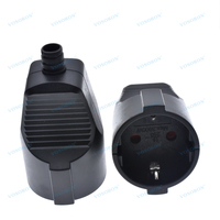 Prise de terre EU 16A 250V, type F Schuko, prise électrique femelle réutilisable pour câble d'extension d'alimentation DIY