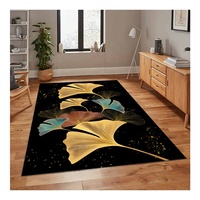 Fleur de luxe 3D imprimé tapis décor à la maison tapis grande taille lavable tapis pour salon