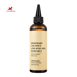 Huile capillaire essentielle de romarin HQ Mixed Proc Discount pour la perte de cheveux, renforcement des cheveux, pellicules, démangeaisons, huile de croissance des cheveux à la noix de coco et à l'avocat - Product Image 1