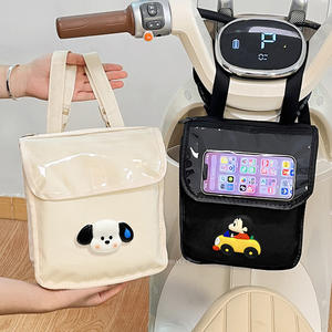 Cute Cartoon Design Waterproof Front Handlebar Bag <b>for</b> Bike Electric <b>Bicycle</b> Large Capacity Universal <b>Storage</b> Bags - Product Image 2
