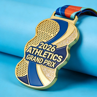 Medallas de Recuerdo para Ciclismo y Caminatas, Chapadas en Oro, Estilo Antiguo y Moderno, Personalizadas OEM, Venta al Por Mayor de Fábrica, 5K 10K