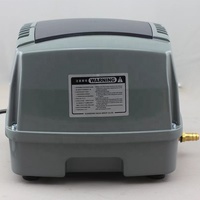 Compresor de Aire para Acuario HAILEA HAP 60/80/100/120, Soplador de Diafragma Lineal de Plástico para Peceras y Estanques, Motor Central