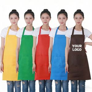 Delantales Personalizados para Técnicos de Uñas y Maquillaje con Bajo MOQ, Diseño Liso para Mujer, con Impresión Personalizada - Product Image 1