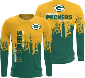 Vente en gros tous les 32 clubs de football américain mode équipes de sport homme Detroit Lions chemise à manches longues - Product Image 4